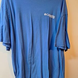 Columbia Men's Short Sleeve Blue Tee